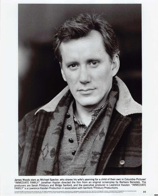 James Woods IMMEDIATE FAMILY 1989 original 8x10 press photo