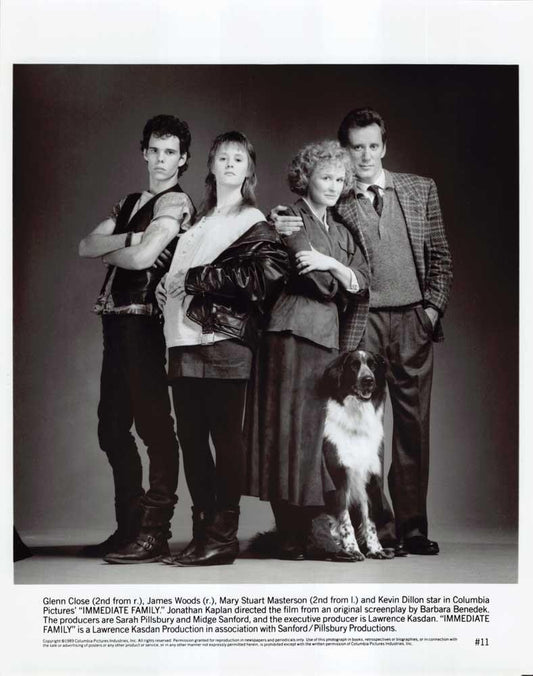 James Woods IMMEDIATE FAMILY Glenn Close Mary Stuart Masterson 8x10 press photo