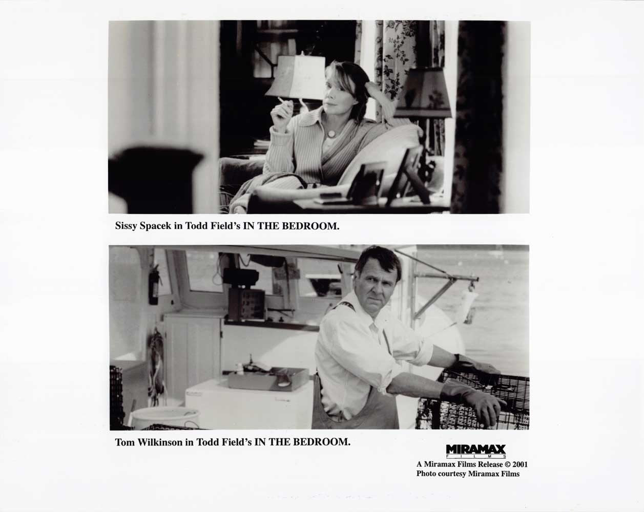 Sissy Spacek IN THE BEDROOM Tom Wilkinson original 10x8 press photo 2001
