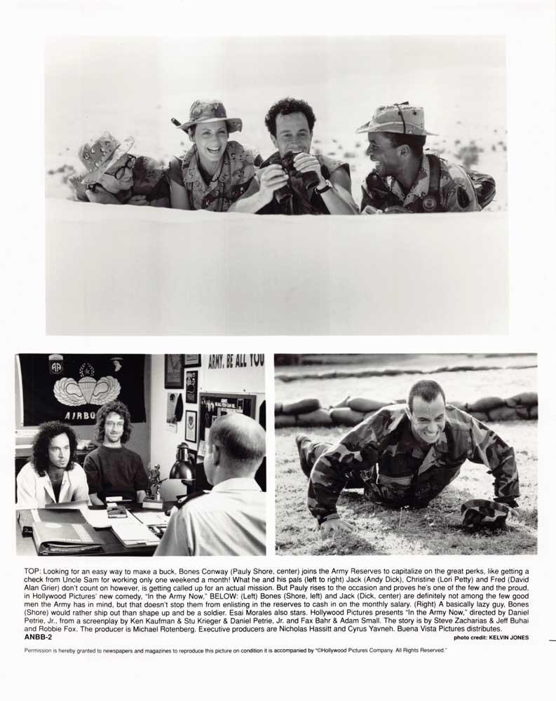 Pauly Shore IN THE ARMY NOW Lori Petty original 8x10 press photo 1994