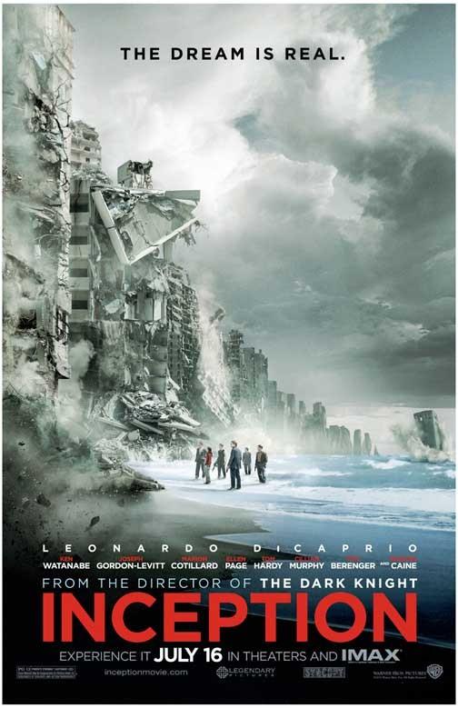 Leonardo DiCaprio INCEPTION beach advance movie poster 11x17 Christopher Nolan