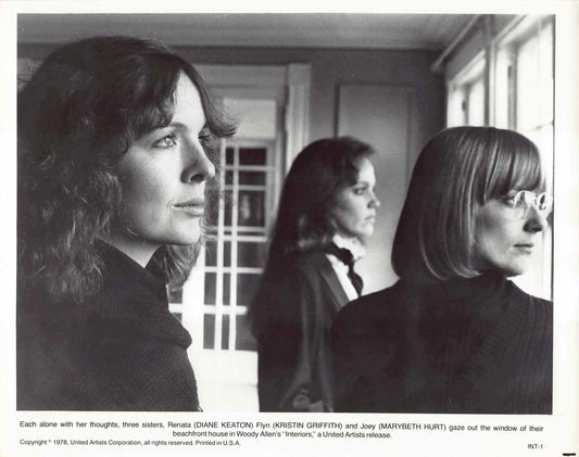 Diane Keaton Kristin Griffith INTERIORS Marybeth Hurt original press photo 1978