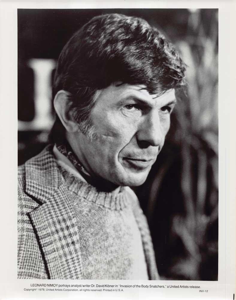 Leonard Nimoy INVASION OF THE BODY SNATCHERS Donald Sutherland original photos