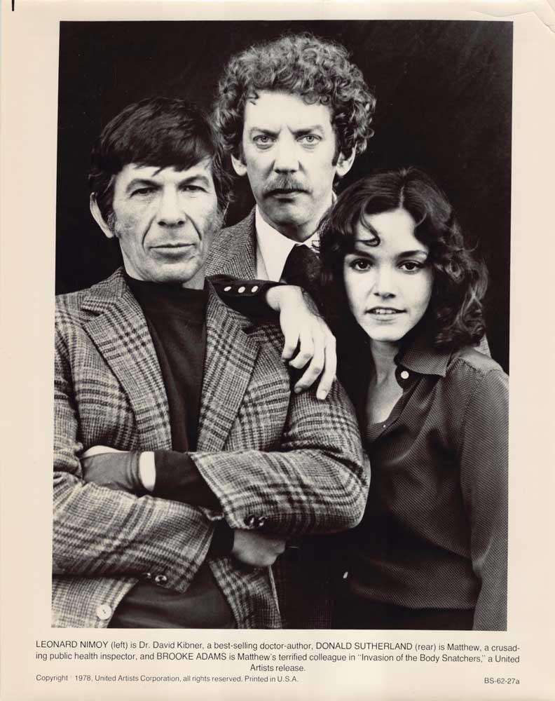 Leonard Nimoy INVASION OF THE BODY SNATCHERS Donald Sutherland original photos