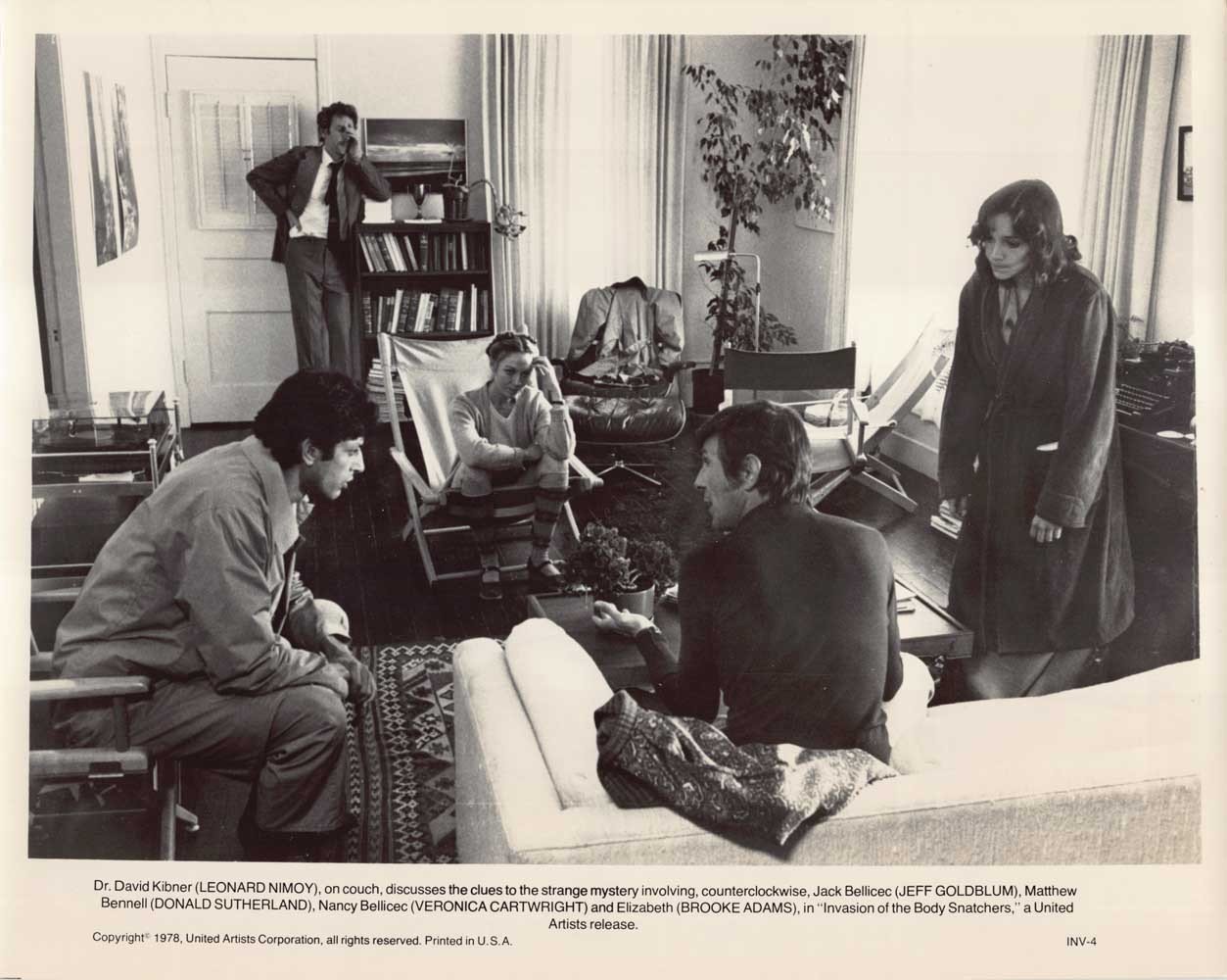 Leonard Nimoy INVASION OF THE BODY SNATCHERS Donald Sutherland original photos