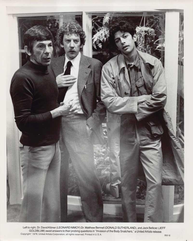 Leonard Nimoy INVASION OF THE BODY SNATCHERS Donald Sutherland original photos