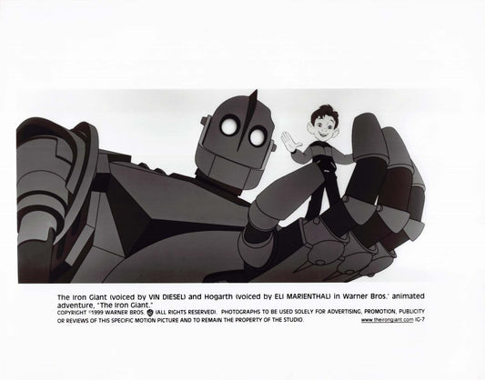 Vin Diesel IRON GIANT Brad Bird 1999 original 8x10 press photo