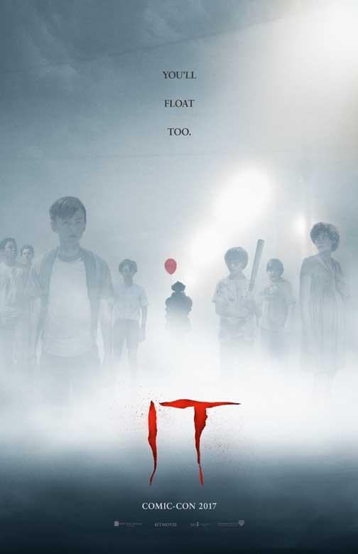 Stephen King's IT Bill Skarsgard advance movie poster 11x17 Pennywise SDCC