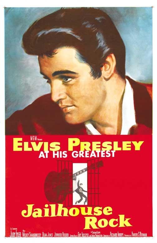Elvis Presley JAILHOUSE ROCK movie poster 11x17