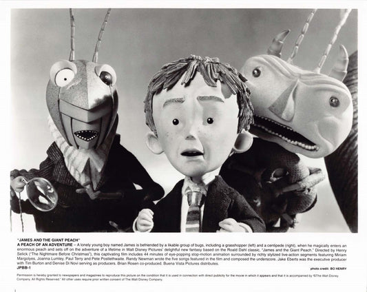 Henry Selick JAMES AND THE GIANT PEACH Disney 1996 original 8x10 press photo