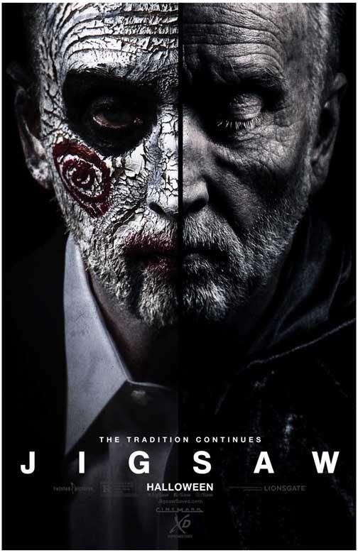 JIGSAW dual face advance movie poster 11x17