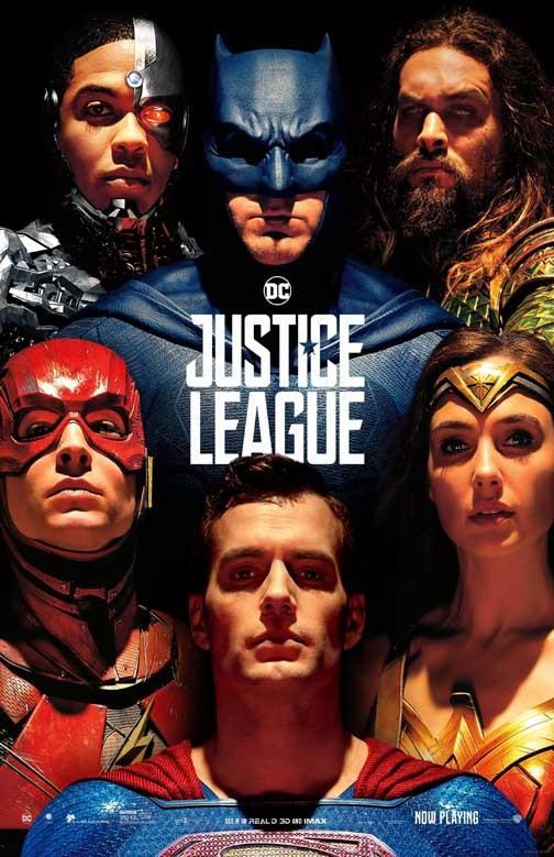Henry Cavill JUSTICE LEAGUE Ben Affleck Gil Gadot advance movie poster 11x17