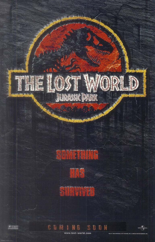 Jeff Goldblum LOST WORLD: JURASSIC PARK Julianne Moore original adv poster 11x17