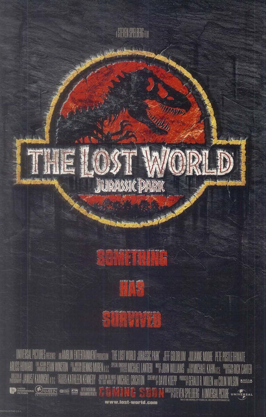 Jeff Goldblum LOST WORLD: JURASSIC PARK Julianne Moore original poster 11x17