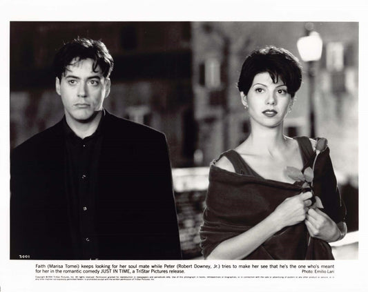 Marisa Tomei JUST IN TIME Robert Downey, Jr 1994 original 8x10 press photo
