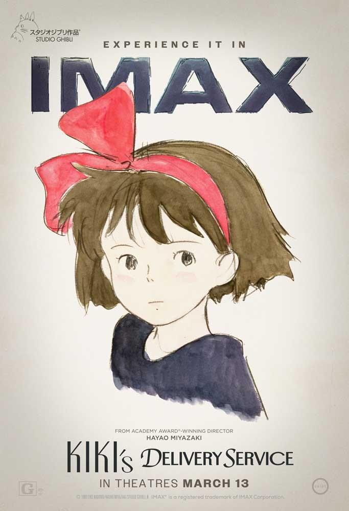 Studio Ghibli KIK'S DELIVERY SERVICE Imax movie poster 11x17