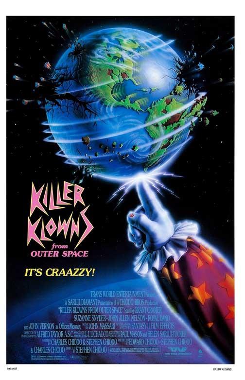 KILLER KLOWNS FROM OUTER SPACE movie poster 11x17
