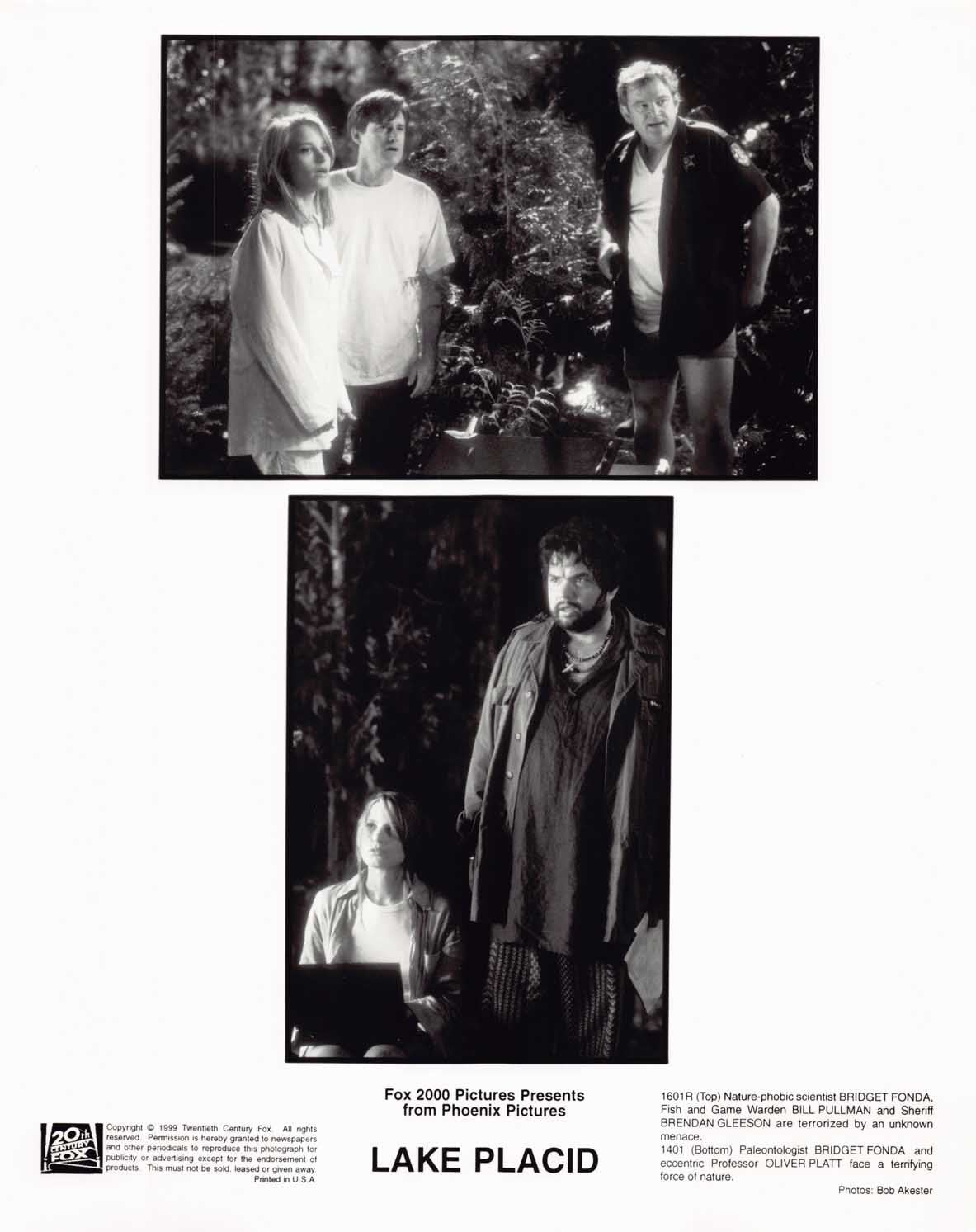 Bridget Fonda LAKE PLACID Bill Pullman original 8x10 press photos 1999