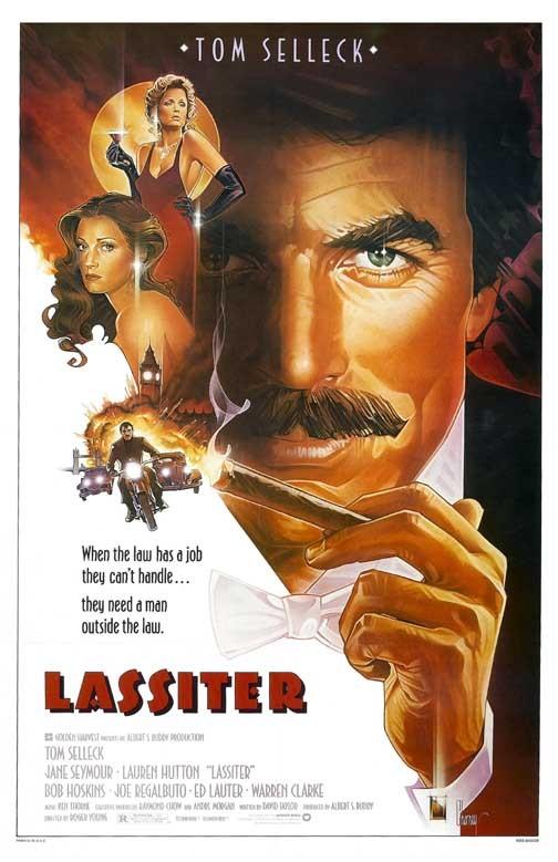 Tom Selleck LASSITER Jane Seymour Lauren Hutton movie poster 11x17