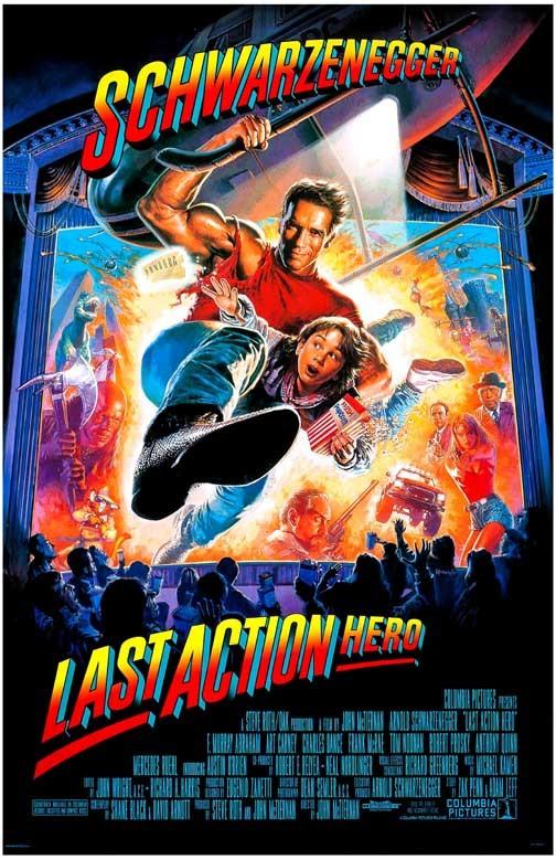 Arnold Schwarzenegger LAST ACTION HERO movie poster 11x17