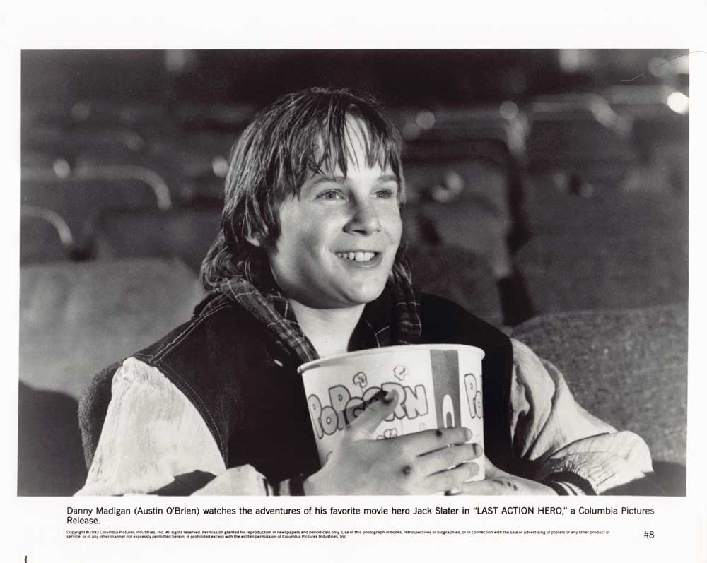 Austin O'Brien LAST ACTION HERO original 10x8 press photo 1993