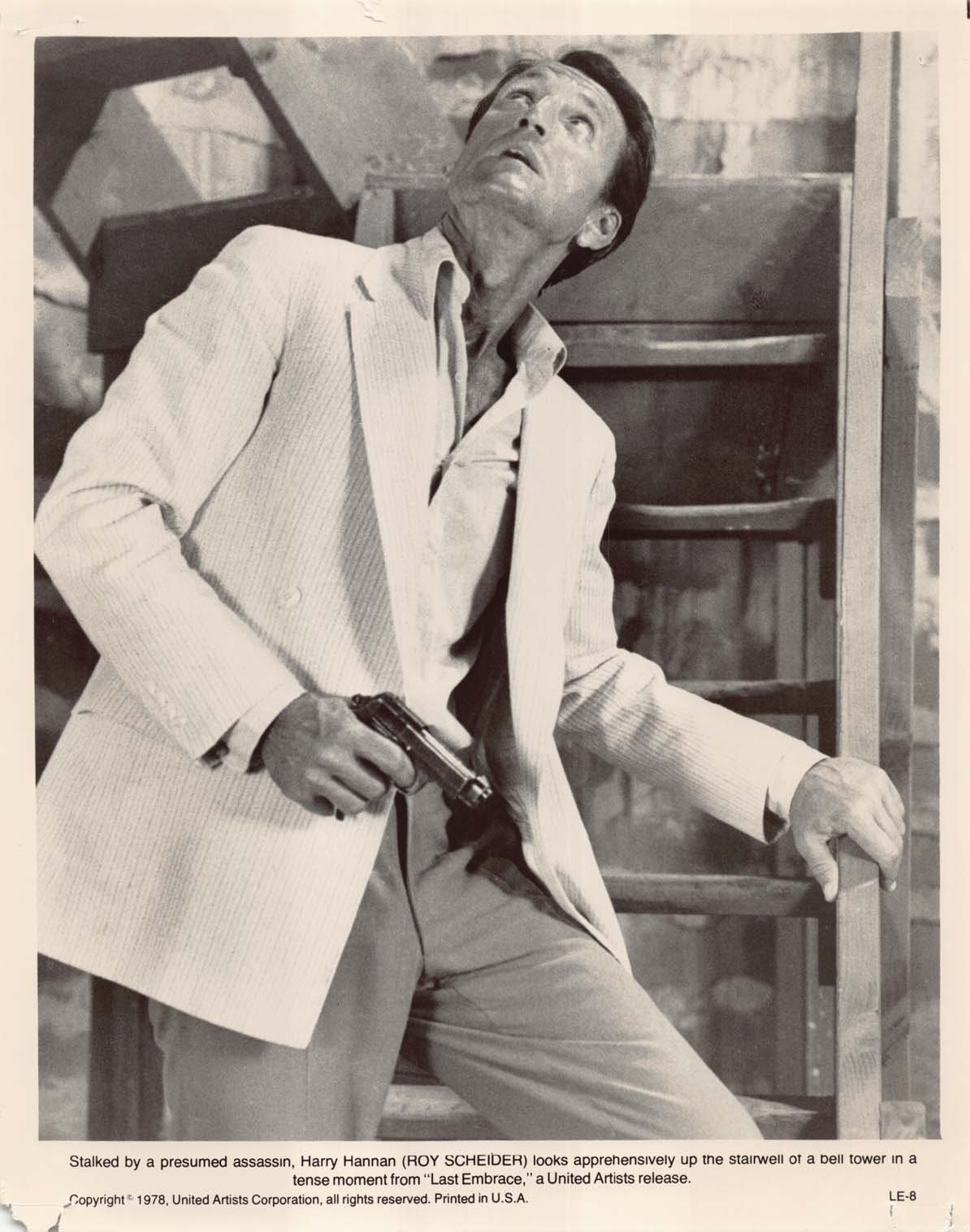 Roy Scheider LAST EMBRACE original press photo 1978