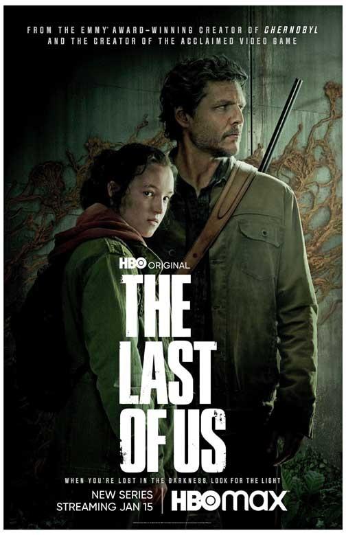 Bella Ramsey LAST OF US Pedro Pascal duo poster 11x17