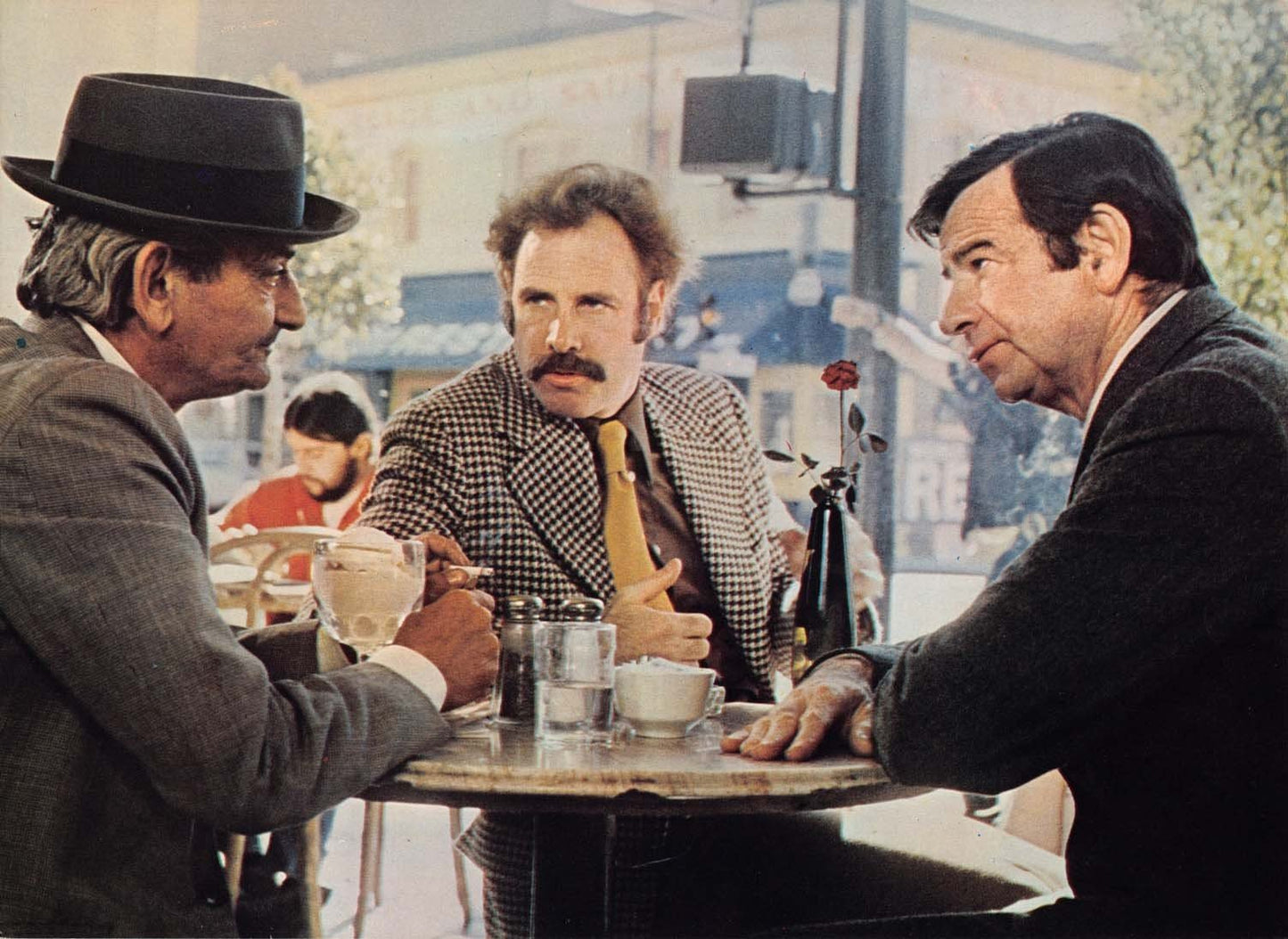 Bruce Dern LAUGHING POLICEMAN Walter Matthau original color press photo