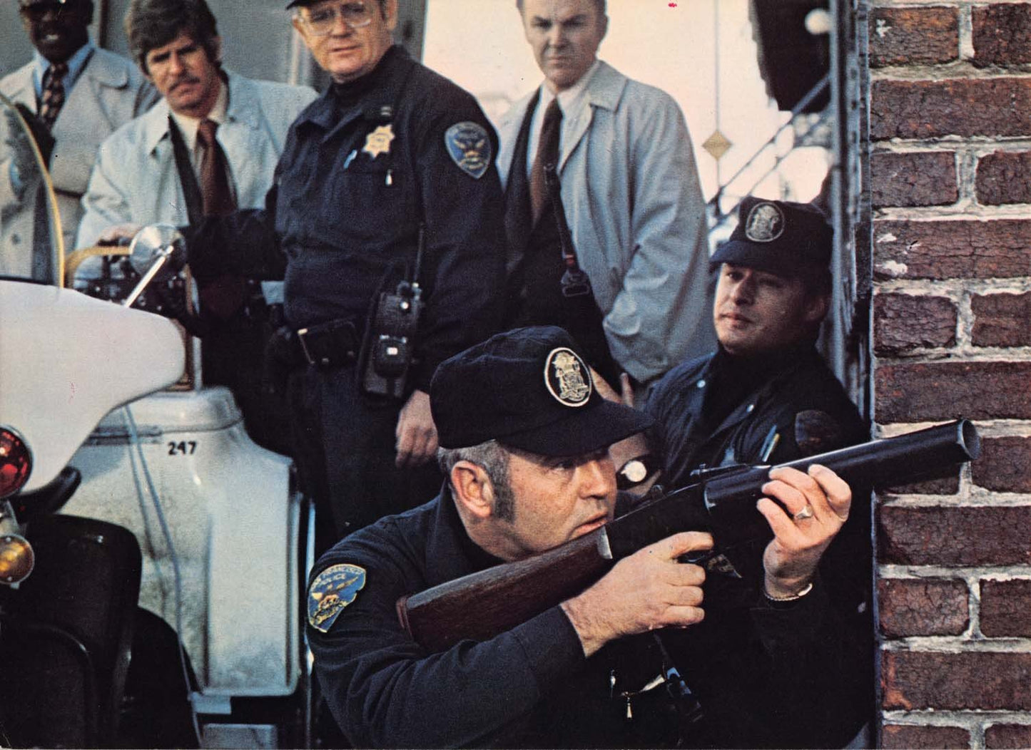 Anthony Zerbe LAUGHING POLICEMAN original color press photo