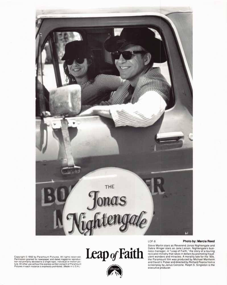 Debra Winger LEAP OF FAITH Steve Martin original 8x10 press photo 1992