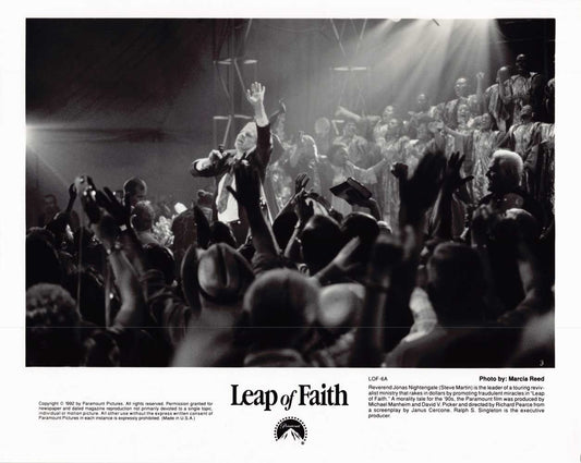 Steve Martin LEAP OF FAITH original 10x8 press photo 1992