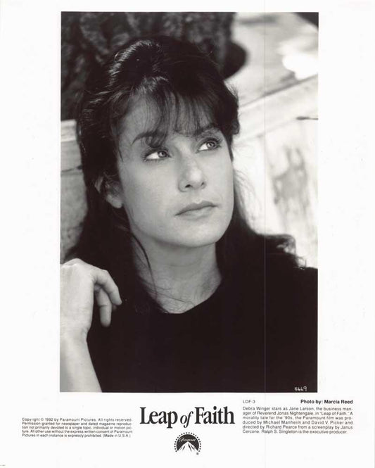 Debra Winger LEAP OF FAITH original 8x10 press photo 1992