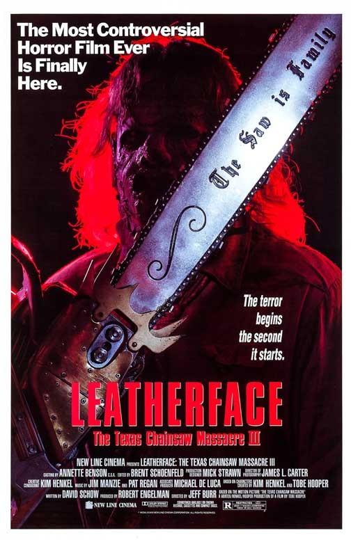 LEATHERFACE - TEXAS CHAINSAW MASSACRE 3 movie poster 11x17