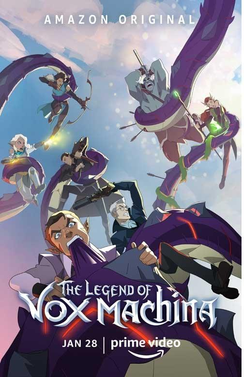 Ashley Johnson Prime's LEGEND OF VOX MACHINA Laura Bailey movie poster 11x17