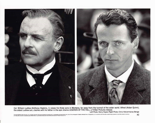 Anthony Hopkins LEGENDS OF THE FALL Aidan Quinn original press photo 1994