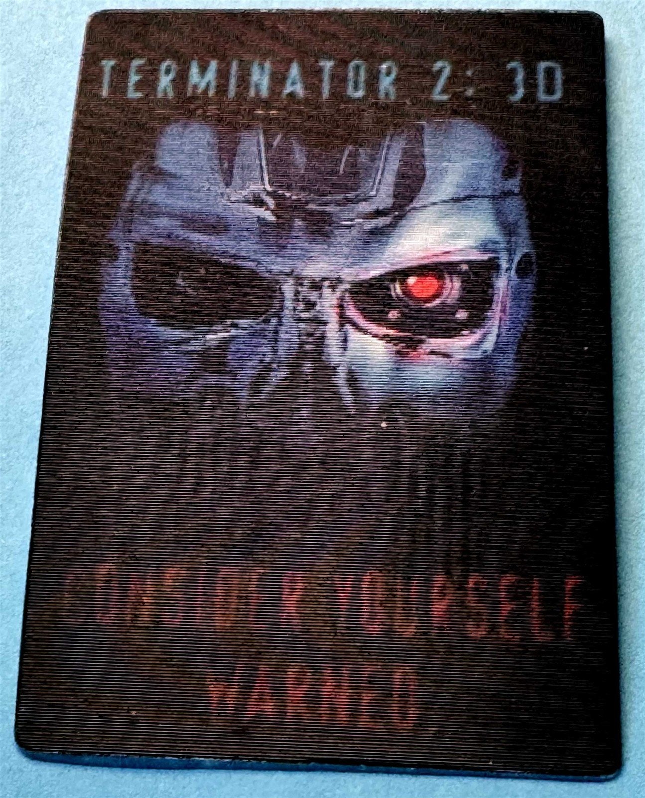 Schwarzenegger T2-3D TERMINATOR 2 lenticular Universal Studios card