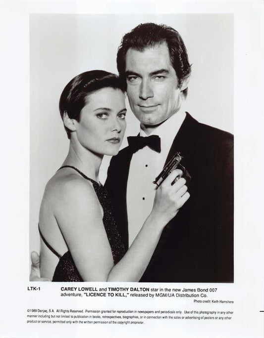 Timothy Dalton LICENCE TO KILL C Lowell original 8x10 press photo James Bond 007