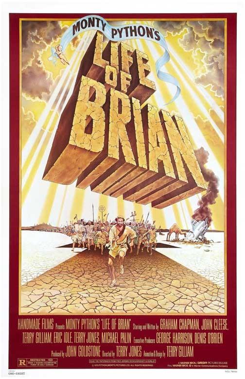 John Cleese Monty Python's LIFE OF BRIAN Eric Idle movie poster 11x17