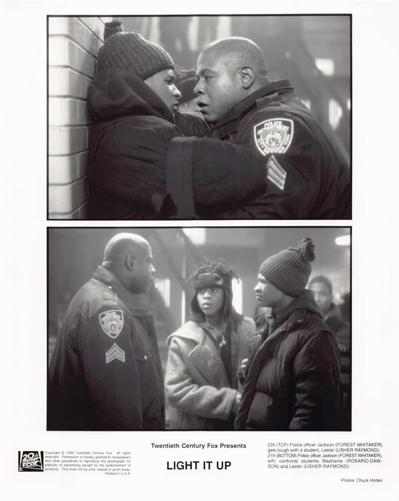 Forest Whitaker LIGHT IT UP Usher Rosario Dawson original press photos 1999