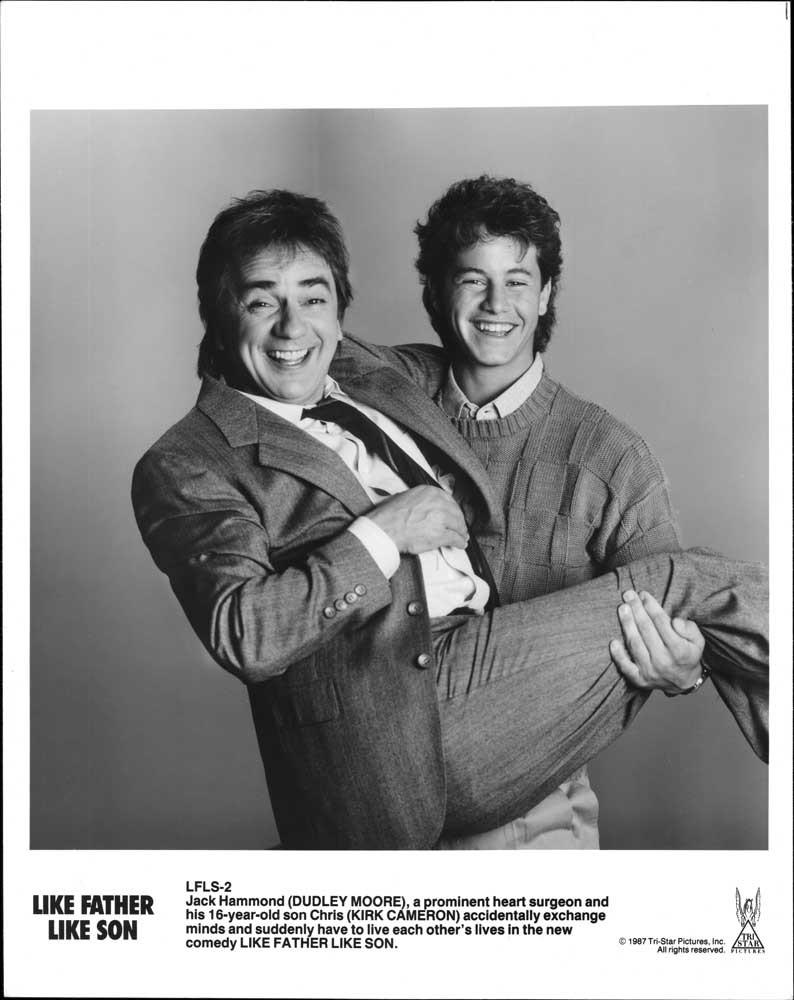 Dudley Moore LIKE FATHER LIKE SON Kirk Cameron original 8x10 press photo 1987
