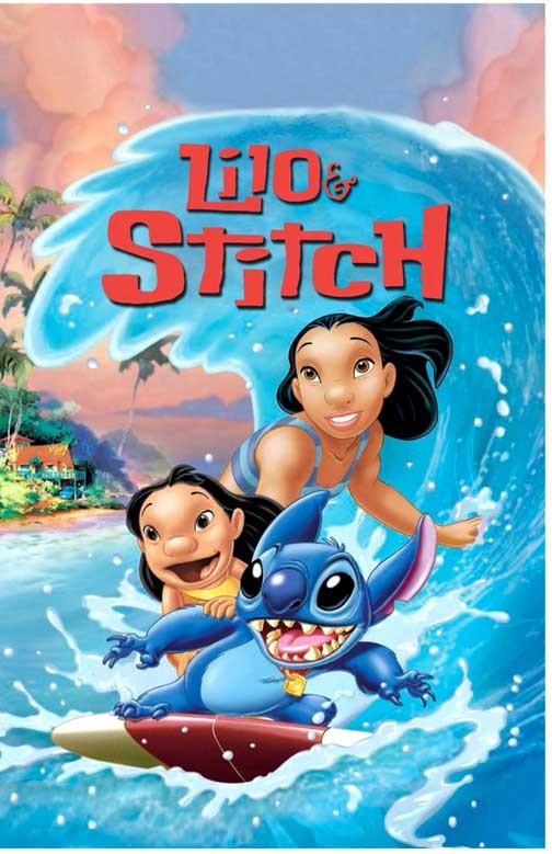 animated Disney's LILO & STITCH trio movie poster 11x17
