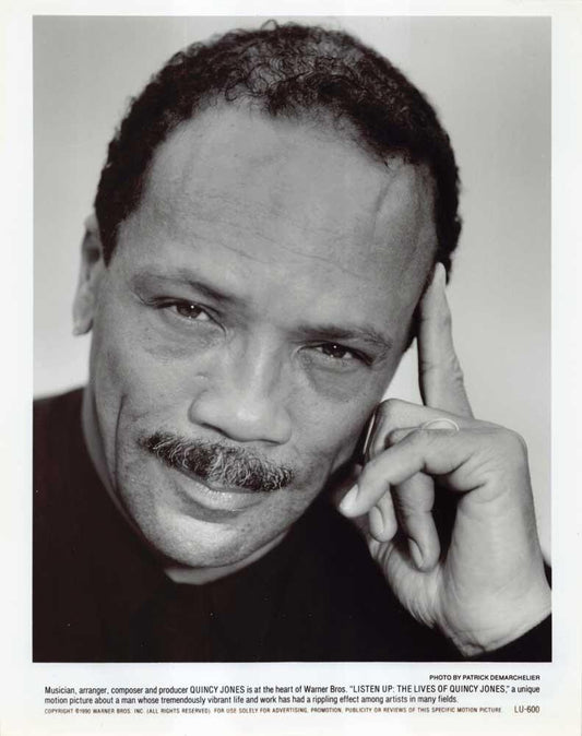 LISTEN UP THE LIVES OF QUINCY JONES original 8x10 press photo 1990