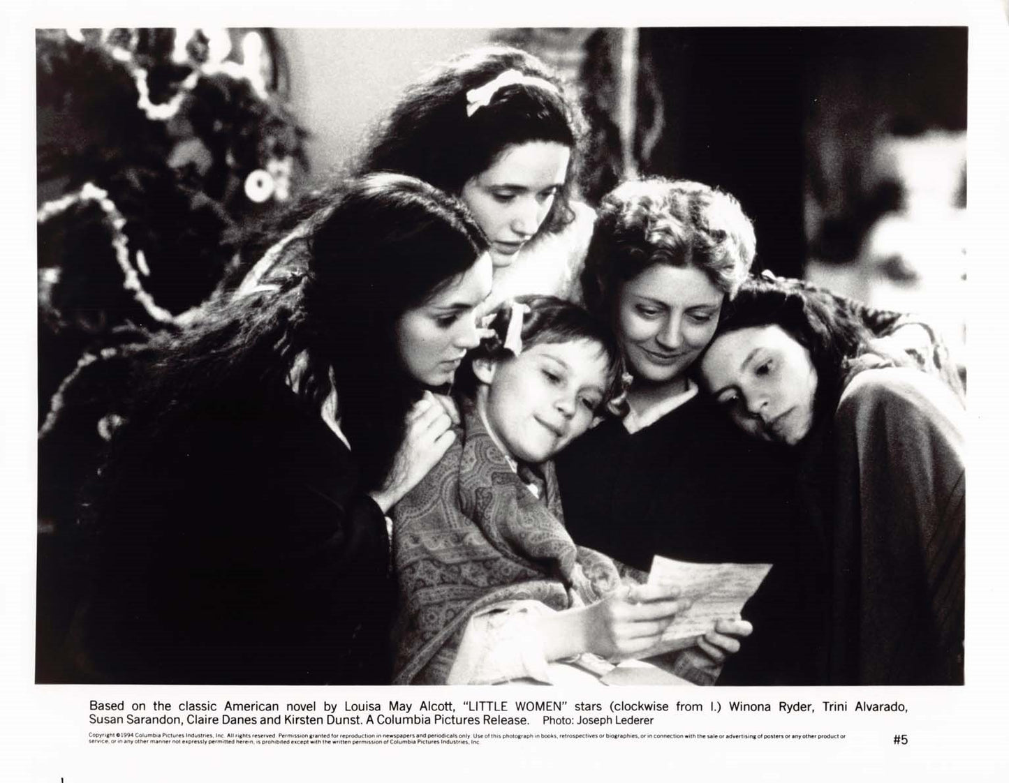 Winona Ryder LITTLE WOMEN Susan Sarandon 1994 original 8x10 press photo