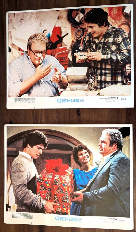 Zach Galligan GREMLINS Phoebe Cates 1984 original lobby card set