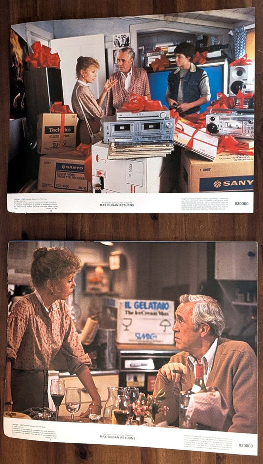 1983 Neil Simon's MAX DUGAN RETURNS Jason Robards original lobby card set