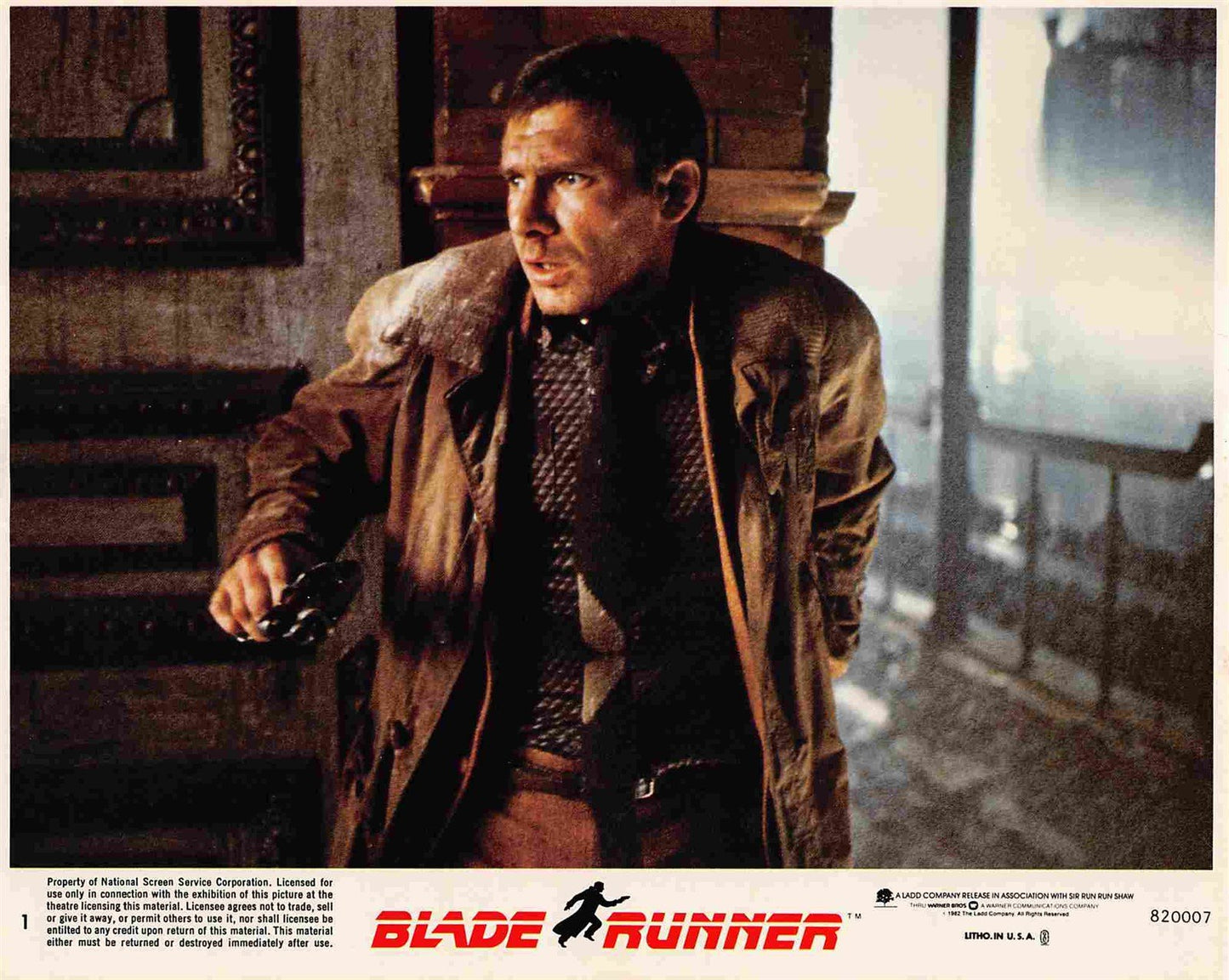 1982 Harrison Ford BLADE RUNNER Sean Young original lobby card set