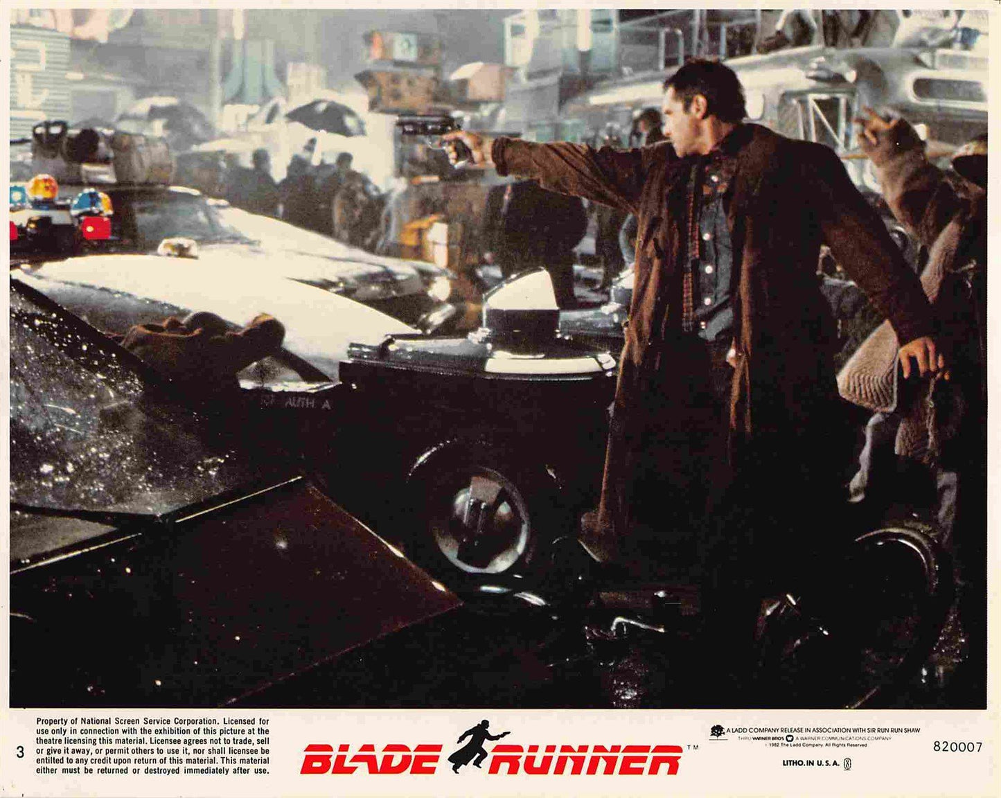 1982 Harrison Ford BLADE RUNNER Sean Young original lobby card set