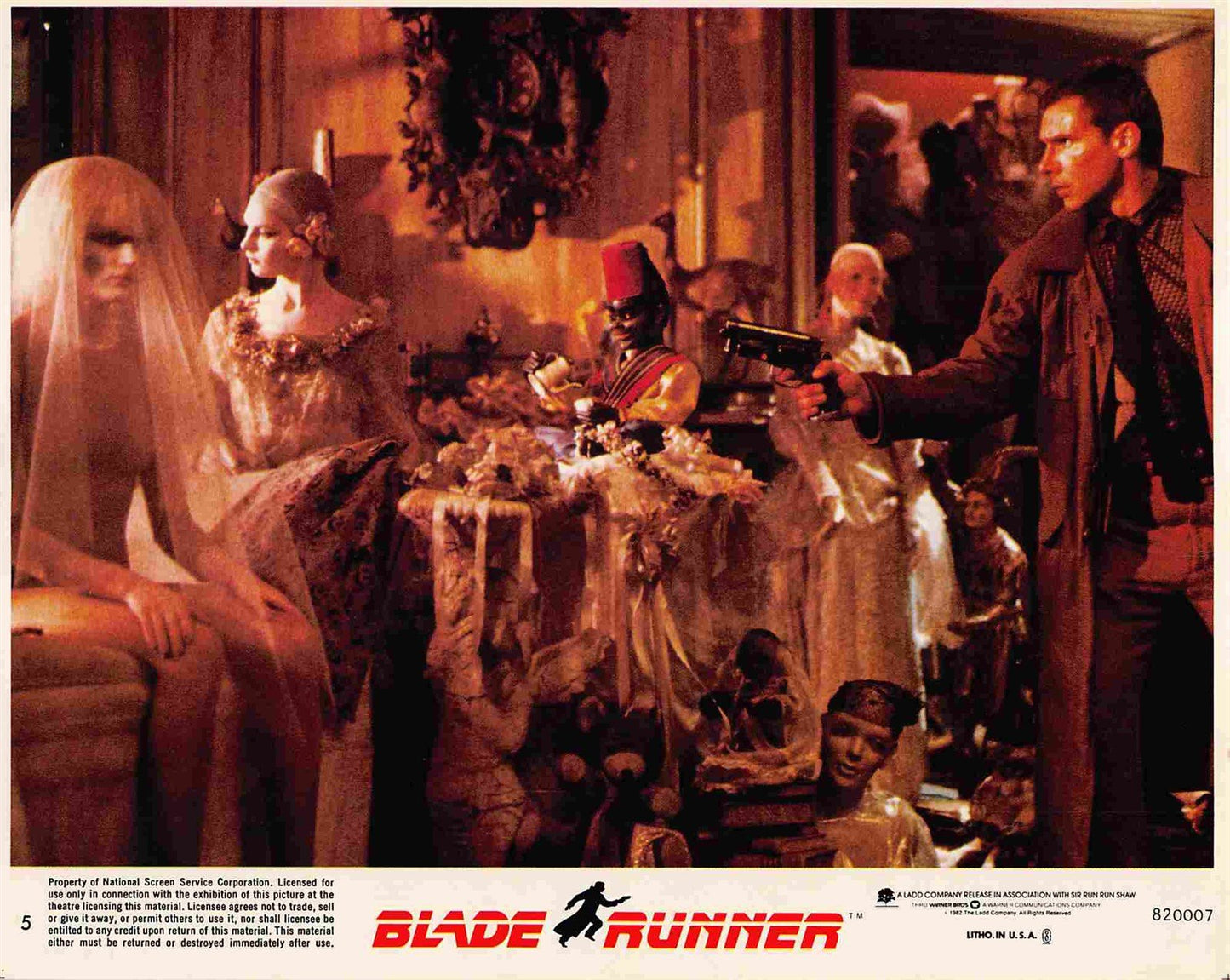 1982 Harrison Ford BLADE RUNNER Sean Young original lobby card set