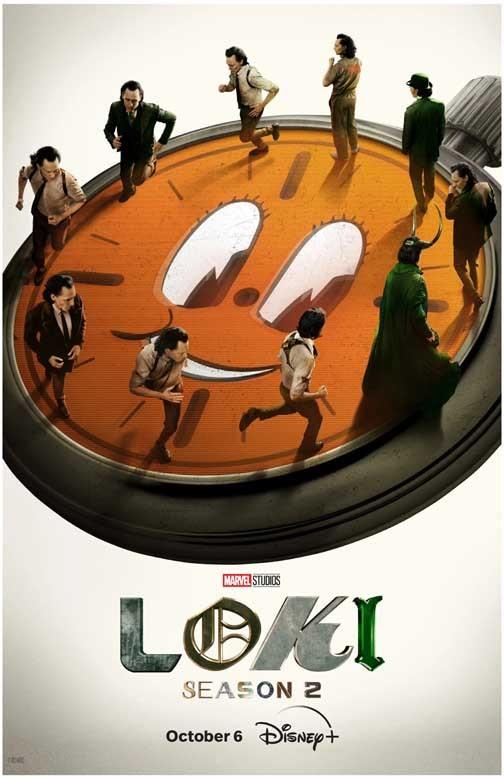 Tom Hiddleston LOKI Miss Minutes advance poster 11x17 S2