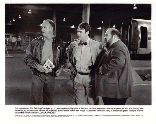 Gene Hackman LOOSE CANNONS Dan Aykroyd original press photo 1990 Dom DeLuise